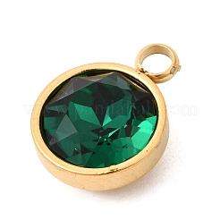 Подвески из нержавеющей стали марки 304 с изображением камней по знаку зодиака май.&nbsp;STAS-K239-01G-A05