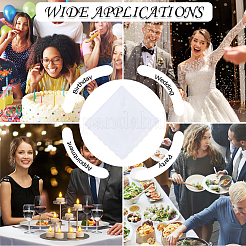 6 шт. хлопковый носовой платок&nbsp;AJEW-CP0010-01