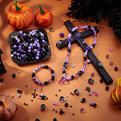 DIY-Sets zur Herstellung von Stretch-Armbändern im Gothic-Stil&nbsp;DIY-SC0033-41