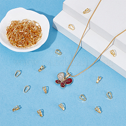 120 шт. латунные защелки на дужках&nbsp;KK-UN0005-58G