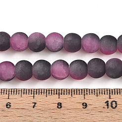 Стеклянные бусины кракле&nbsp;GLAA-N009-8mm-09