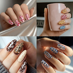 Plantillas de arte de uñas diy de acero inoxidable&nbsp;MRMJ-WH0092-103