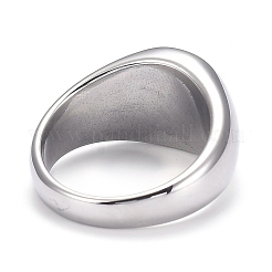 Anillos de dedo de acero inoxidable 304&nbsp;STAS-H101-01P-11