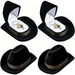 4 caja de joyería de terciopelo para sombreros&nbsp;VBOX-SC0001-01