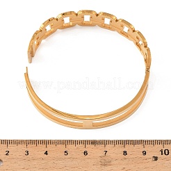 Brazaletes con bisagras de acero inoxidable 304 para mujer&nbsp;SA-C001-06A-G
