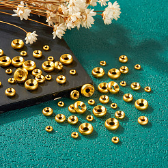 60шт 3 стиля латунные бусины&nbsp;KK-TA0001-57