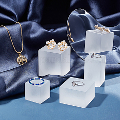 4 шт. 3 стильных акриловых декоративных аксессуаров подставки для демонстрации ювелирных изделий&nbsp;ODIS-PH0001-42