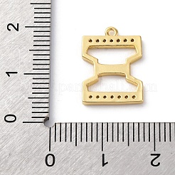 Подвеска из латуни с микропаве из кубического циркония&nbsp;KK-H449-76G-15