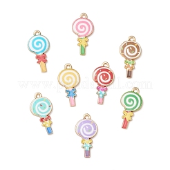 40шт 8 стиля подвески из сплава с эмалью&nbsp;ENAM-CJ0005-19