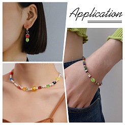 15 pièce de perles en émail faites à la main&nbsp;LAMP-CJ0003-15