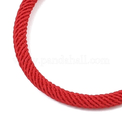 Fabrication de bracelets en cordon Milan en nylon rond de 4.5 mm&nbsp;BJEW-I245-01G-34