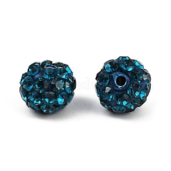 Polymer Ton Strass Perlen&nbsp;RB-H284-6MM-Half-229