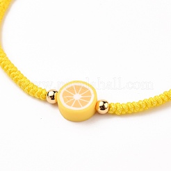 Плетеные браслеты из бисера с нейлоновой нитью&nbsp;BJEW-JB05666