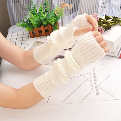 3 Paar fingerlose Strickhandschuhe aus Acrylfasergarn&nbsp;AJEW-DJ0001-59A