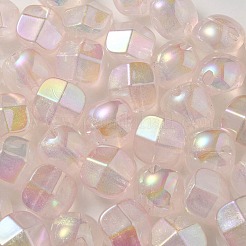 Placage uv perles acryliques transparentes lumineuses&nbsp;OACR-P010-01C