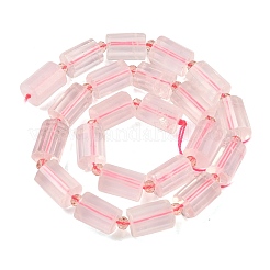 Природного розового кварца нитей бисера&nbsp;G-G453-E12-10x14mm