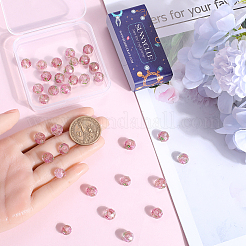 40шт ручной золотой песок бусины лэмпворк нити&nbsp;LAMP-SC0001-35A