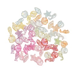 250шт 50г прозрачные акриловые бусины&nbsp;TACR-FP0001-05