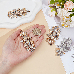 4 шт. вышивальные нити со стеклянными стразами&nbsp;PATC-OC0001-01B