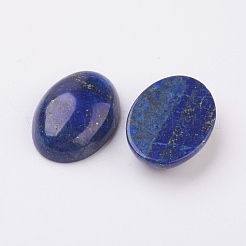 Natürliche Lapislazuli flache zurück Cabochons&nbsp;G-G741-30x40mm-15
