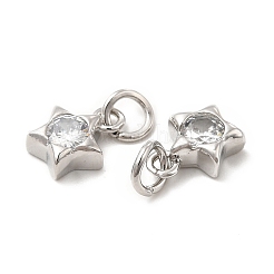 Латунь подвески циркония кубической&nbsp;KK-E068-VB227