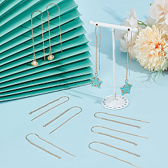 10 шт. латунные серьги-гвоздики&nbsp;KK-BBC0013-76