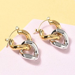 Серьги-кольца из нержавеющей стали 304&nbsp;EJEW-H159-01GP