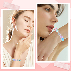 100 шт. 10-х цветные бусины из пищевого силикона в форме сердца&nbsp;SIL-PA0001-09A