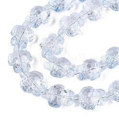 Chapelets de perles en verre transparente  &nbsp;DGLA-N021-02A