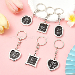 Брелок с подвеской из цинкового сплава&nbsp;KEYC-SP0001-50