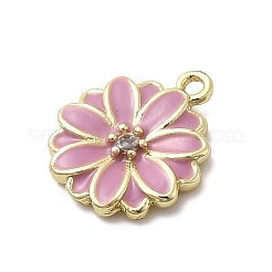 Pendentifs avec zircon cubiques à micro-pavés en laiton&nbsp;KK-A278-06G-01