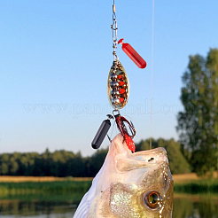 40 señuelo de pesca de PVC y acero inoxidable de 4 colores con sonajero.&nbsp;FIND-FH0017-57