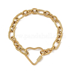 Bracelets à chaîne Figaro en acier inoxydable 304 pour femmes&nbsp;BJEW-JB14205
