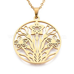 Подвески из нержавеющей стали 304&nbsp;NJEW-T018-57G