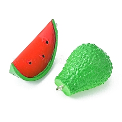 20шт 10 стиля непрозрачные подвески из смолы&nbsp;RESI-FS0001-35