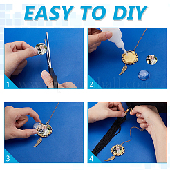 Наборы для самостоятельного изготовления латунной шапочки для выпускников&nbsp;HJEW-GA00052-01