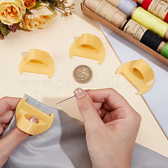 4 Stück 2 Arten Kunststoff-Nähschablonenlineal&nbsp;DIY-CL0001-27A