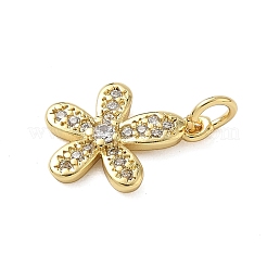 Messing micro pave klar zirkonia charme&nbsp;KK-A273-30G