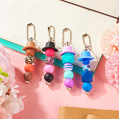 Украшение подвески из силиконовых бусин&nbsp;HJEW-TA00189