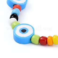 Perles de rocaille de verre étirer bracelets&nbsp;BJEW-JB06291-02