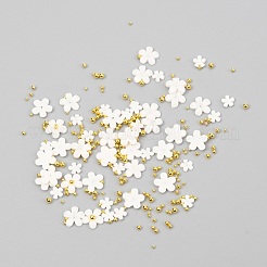 Цветок пластиковые кабошоны гвоздь X-MRMJ-I001-03D