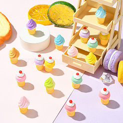 33 шт. 11 стиля смоляная модель еды скульптура витрина украшения&nbsp;DIY-CJ0003-16