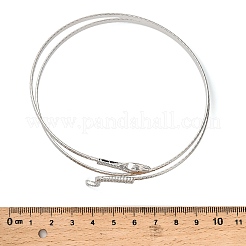 Bracelets ouverts en alliage pour bras supérieur pour femmes&nbsp;BJEW-U037-01B-P