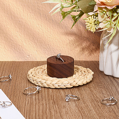 Деревянные одинарные кольцевые стенды&nbsp;RDIS-WH0031-01A