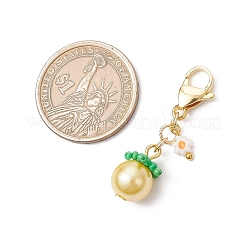 Подвеска из бисера в виде томатного стекла&nbsp;HJEW-MZ00264-04