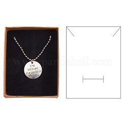 Коробки для ювелирных изделий из крафт-бумаги&nbsp;LS-CBOX-R036-11A