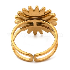 Кольца из натурального смешанного камня&nbsp;RJEW-Q822-42G