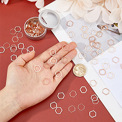100 pieza de anillos de enlace de aleación&nbsp;FIND-HS0002-67RG