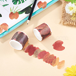Autocollants en papier à feuilles d'automne pour la création de cartes&nbsp;DIY-TAC0032-23H