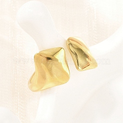 Anelli aperti con polsino in acciaio inossidabile 304 per donna&nbsp;RJEW-A102-10A-G